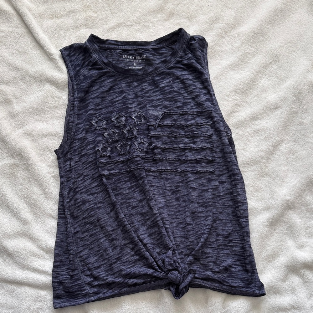 M Navy Lucky Brand Tank